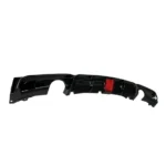 Fits 2012-2018 BMW 3 Series F30 Dual Exhaust Rear Bumper Diffuser with LED Light - Image 12