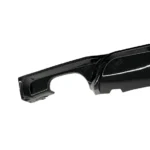 Fits 2012-2018 BMW 3 Series F30 Rear Bumper Quad Exhaust Diffuser with LED Light - Image 3