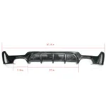 For 2014-2020 BMW 4 Series F32 MP Style Carbon Fiber Style Rear Diffuser Quad Outlet - Image 7