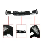 Fit 2014-2020 BMW F32 435i 4 Series M Sport Dual Exhaust Rear Bumper Lip Diffuser - Image 3