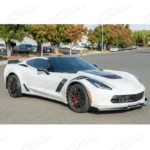 Fits 14-19 Corvette C7 Stage 2.5 ZR1 Style Extended Front Bumper Lip - Image 4