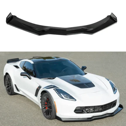 Fits 14-19 Corvette C7 Stage 2.5 ZR1 Style Extended Front Bumper Lip