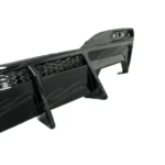 Fits 2017-2023 BMW 530i 540i Sedan 5 Series Rear Bumper Diffuser Lips Body Kits w/ LED Light - Image 4