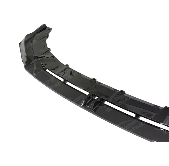 Fit 2023-2024 BMW 5 Series G60 M-Sport Pack Gloss Black Front Bumper Lip Spoiler - Image 4