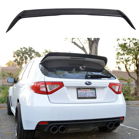 For08-14SubaruWRX_STiAdd-OnRearRoofWingSpoilerGurneyFlapExtension.webp For 2008-2014 Subaru WRX & STI Add-On Rear Roof Wing Spoiler Gurney Flap Extension - Image 1