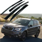 Fit 2013-2018 Subaru Forester 3D Mugen Style Vent Window Visors Rain Sun Wind Guards Shade Deflectors