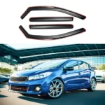 Fits 2011-2023 Forte Hatchback In-Channel Vent Window Visors Rain Guards Shade Deflectors