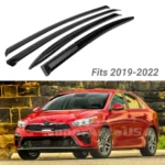 For Kia Forte 2019-2025 OE Style Vent Window Visors Rain Sun Wind Guards Shade Deflectors - Image 3