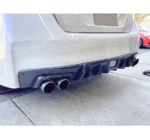 Real Carbon Fiber Front Splitter & Rear Diffusers Fits 2015-2021 Subaru WRX STI Impreza - Image 8