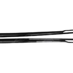 Fits 2021-2025 BMW 4 Series G22 G23 430i M440i 440i Gloss Black Side Body Skirts - Image 3