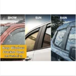 Fit 2017-2022 Nissan Rogue Sport Out-Channel Vent Window Visors Rain Sun Wind Guards Shade Deflectors - Image 2