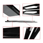 Fits 2021-2025 BMW 4 Series G22 G23 430i M440i 440i Gloss Black Side Body Skirts - Image 7