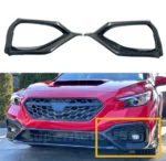 Real Carbon Fiber Front Bumper Fog Light Cover Fit 2020-2025 Subaru WRX VB - Image 8