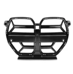 Fits 2020-2024 BMW M3/M4 G80/G81/G82/G83 Gloss Black CSL Style Front Kidney Grill - Image 4