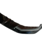 Fit 2021-2023 BMW 5 Series G30 LCI M Sport Gloss Black Front Bumper Lip Spoiler - Image 2