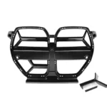 Fits 2020-2024 BMW M3/M4 G80/G81/G82/G83 Gloss Black CSL Style Front Kidney Grill - Image 6