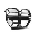 Fits 2020-2024 BMW M3/M4 G80/G81/G82/G83 Gloss Black CSL Style Front Kidney Grill - Image 8