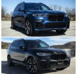 For BMW X7 G07 M Performance 2019-2022 Glossy Black Front Bumper Grille - Image 4