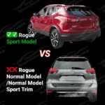 Fit 2017-2022 Nissan Rogue Sport Out-Channel Vent Window Visors Rain Sun Wind Guards Shade Deflectors - Image 5