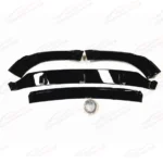 For 2019-2023 BMW X6 G06 Gloss Black M Sport Front Lip Splitter - Image 6