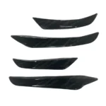 For 2019-2022 BMW 3 Series G20 Gloss Black Front Side Splitter Canard Fins Set - Image 3