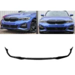 Fits BMW 3 Series G20 M Sport 2019-2022 Front Bumper Lip Car Spoiler (Gloss Black) - Image 3