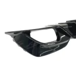 Fits 2019-2022 BMW G20 Gloss Black Rear Diffuser with LED Break Light & Corner Splitters - Image 5