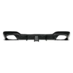 Fits 2019-2022 BMW G20 Gloss Black Rear Diffuser with LED Break Light & Corner Splitters - Image 3