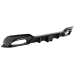 Fits 2019-2022 BMW G20 Gloss Black Rear Diffuser with LED Break Light & Corner Splitters - Image 8