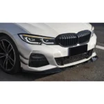 For 2019-2022 BMW 3 Series G20 Gloss Black Front Bumper Lip Spoiler 1 Pc - Image 8