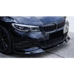 For 2019-2022 BMW 3 Series G20 Gloss Black Front Bumper Lip Spoiler 1 Pc - Image 11