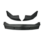 For 2023-2024 BMW 3 Series G20 LCI Gloss Black Front Bumper Lip Spoiler - Image 11