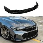 For 2023-2024 BMW 3 Series G20 LCI Gloss Black Front Bumper Lip Spoiler