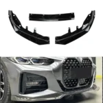 Fits 2021-2024 BMW G22 G23 430i M440i MP Style Gloss Black Front Lip Spoiler - Image 7