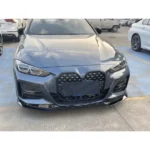 Fits 2021-2024 BMW G22 G23 430i M440i MP Style Gloss Black Front Lip Spoiler - Image 4