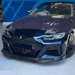 Fits 2021-2024 BMW G22 G23 430i M440i MP Style Gloss Black Front Lip Spoiler - Image 10