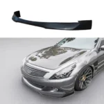 Fits 2011-2013 Infiniti G25 G37 Black PU Front Bumper Lip 1 Piece Spoiler