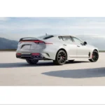 Fits Stinger 2018-2023 Ceramic Silver Metallic Scorpion GT Rear Spoiler Wing - Image 4