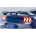 Fit 2024-2025 Up Ford Mustang Dark Horse Style Rear Spoiler W/ Gurney Flap - Image 7