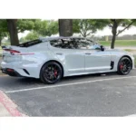 Fits Stinger 2018-2023 Ceramic Silver Metallic Scorpion GT Rear Spoiler Wing - Image 10