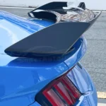 Fit 2024-2025 Up Ford Mustang Dark Horse Style Rear Spoiler W/ Gurney Flap - Image 16
