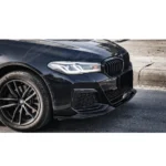Fits 2021-2023 BMW 5 Series G30 530i 540i M550i M-Sport Gloss Black Front Lip Spoiler - Image 12