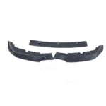 Fit 2019-2021 BMW G30 5 Series Front Bumper Lip Spoiler (Gloss Black) - Image 5