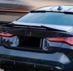 Fits 2021-2025 BMW G22 G82 430i M440i M4 Glossy Black Trunk Spoiler Wing - Image 2
