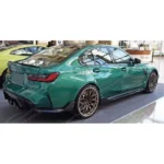Fits 2021-2024 BMW G80 M3 G82 G83 M4 MP Style Gloss Black Body Kits Side Skirts - Image 13
