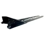 Fits 2022-2024 Toyota GR86 BRZ Black PU Side Body Skirts Extension - Image 4