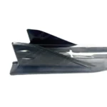 Fits 2022-2024 Toyota GR86 BRZ Black PU Side Body Skirts Extension - Image 11