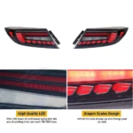 Fits Toyota GR86/ BRZ 2022-2024 Dragon Scales Tail Light Sequential Assembly - Image 10