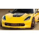 For 2014-2019 Corvette C7 Z06 Stage 3 Front Lip Splitter + Side Winglets Gloss Black - Image 10