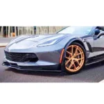 For 2014-2019 Corvette C7 Z06 Stage 3 Front Lip Splitter + Side Winglets Gloss Black - Image 13